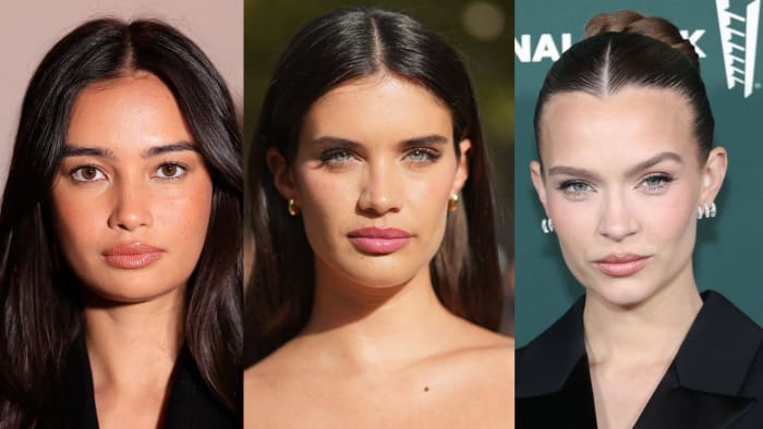 Kelsey Merritt, Sara Sampaio and Josephine Skriver